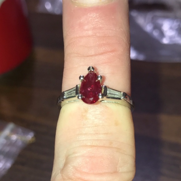 ❌❌❌SOLID ❌❌❌NWOT GIA VS1 VS2 PLATINUM 1.04CTW RED DIAMOND RING R😉 VALUE 8950.00 - Picture 10 of 14